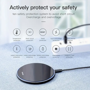 Bộ sạc điện thoại không dây 15W cho iPhone <span class=keywords><strong>16</strong></span> 15 14 13 12 Pro Max AirPods 4 3 Bộ sạc không dây nhanh cho Samsung Galaxy S24 S23 Ultra - Product Image 6