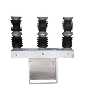 Disjuntor de vácuo 40.5kv 630a 35.5ka ZW7-40.5 series vcb porcelana, hv disjuntor ao ar livre com mecanismo de operação com mola