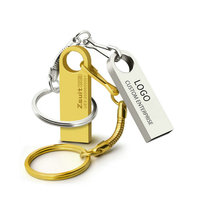 Nouveau stock ZSUIT Clé USB métallique personnalisée JKUP009 4 Go-128 Go USB 2.0 Garantie 3 ans Certifié CE/FCC/RoHS Logo OEM