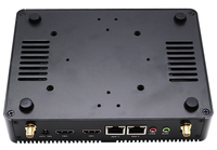 Mini PC EGLOBAL sin Ventilador, Computadora Comercial con Intel Celeron-J3160, DDR3L, SSD MSATA, Win10, 2HD, 6USB, 2RJ45 Gigabit LAN, BIOS Linux