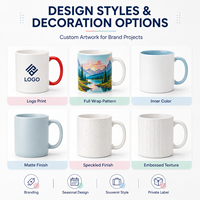 Tasse à café personnalisée en porcelaine fine, anti-fuite, sans danger pour les aliments, compatible lave-vaisselle, fabricant OEM/ODM pour marques de détail, cafés, hôtels, cadeaux