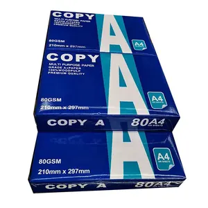 Top Quality A4 Copy 80 GMS / White A4 Copypaper A4 Paper 70g 80g