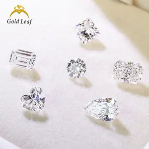 Goldblatt-Schmuck D VVS 3EX los geschnittener Diamant CVD Werkspreis Labor geschaffenes Diamant IGI GIA zertifiziert Rundgeschnitten Labor angewachsener Diamant