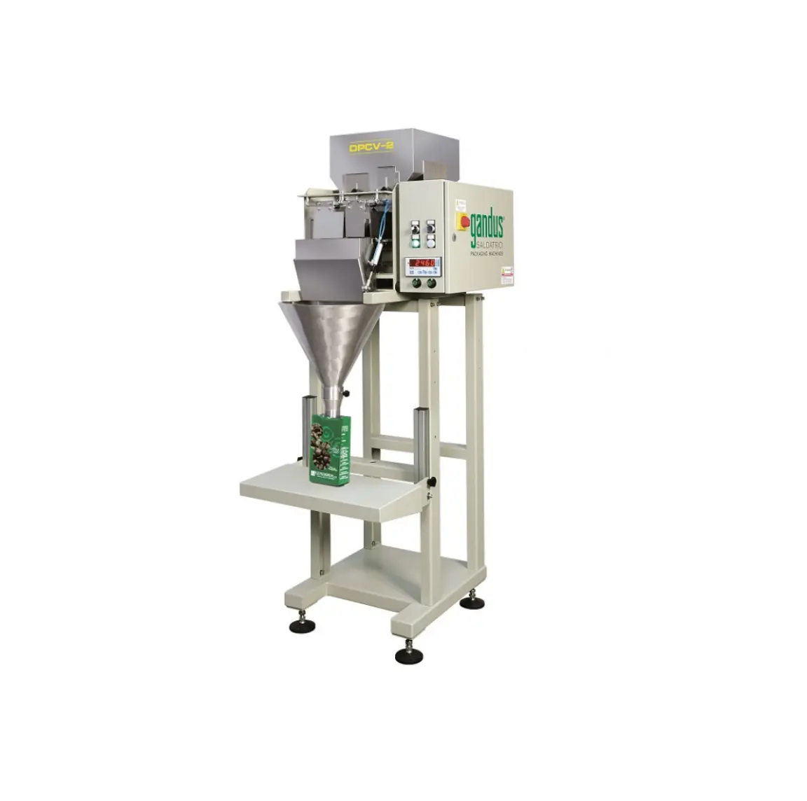 Gandus Semi Automatic Electronic Weighers For Dosing And Filling Of Preformed Bags And Containers
