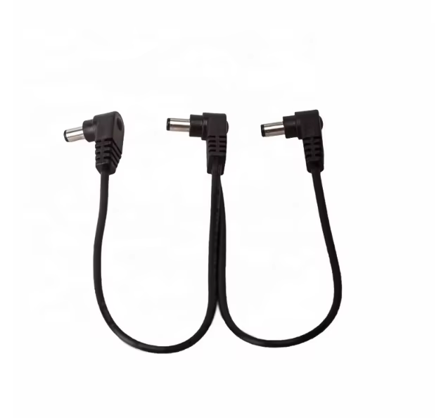 Guitar Effects Pedal Multi-Plug DC Power Supply Cable with Copper Conductor and PVC Insulation for 9V Adapter