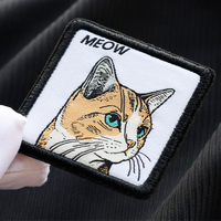 Fabricant de gros vêtements personnalisés marque fer sur patchs tissu tissé badges coudre sur broderie OEM patch tissé