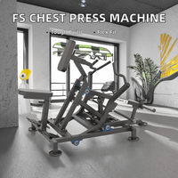 Machine de presse de poitrine de charge de plaque de musculation de musculation d'équipement de gymnastique réglable