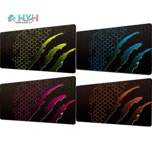 <strong>Custom</strong> Large Gaming Mouse <strong>Pad</strong> Non Slip Rubber Base Desk Mat with Stitched Edges Anime Abstract Keyboard Mousepad - Product Image 1