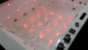 Nuevo diseño 1900 MM <span class=keywords><strong>dos</strong></span> personas bañera hidromasaje jakuzzy precio de masaje interior - Product Image 2