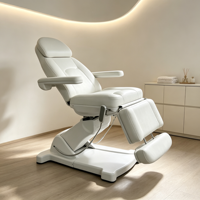 Fauteuil de soin électrique 3 moteurs, lit de traitement cosmétique, repose-jambes séparé, chaise médicale esthétique et de tatouage, dossier réglable en hauteur