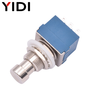 Guitar hiệu ứng bàn đạp hộp stomp chân kim loại chuyển đổi điều khiển đúng Bypass 250V <span class=keywords><strong>9pin</strong></span> 3pdt On-on điện tử latching <span class=keywords><strong>push</strong></span> <span class=keywords><strong>button</strong></span> - Product Image 4