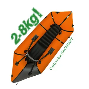 Giá Rẻ TPU Trọng Lượng Nhẹ Inflatable Packraft Lift Gói Bè Sông Gói Bè Cho Drifting Divering