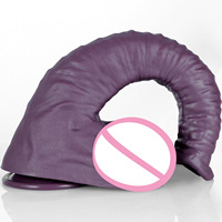 Dildo ultra-long en silicone liquide, simulation trompe d'éléphant, plug anal, dildo animal, dildo éléphant, gros dildo, jouets sexuels