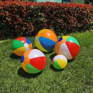 Ballon de plage gonflable en PVC Ys89, petit, grand, géant, aéré, différentes tailles et couleurs, logo personnalisé, marque pour cadeau promotionnel - Product Image 4