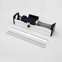 Sekrup bola Stroke 500mm Unit gerak linier sumbu tunggal Robot presisi CNC meja geser Robot kartun