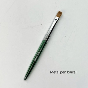 Proveedor Profesional de Productos para Uñas, Pincel de Uñas 100% Kolinsky, Pincel Plano para Gel de Uñas, Alta Calidad, OEM/ODM - Product Image 3