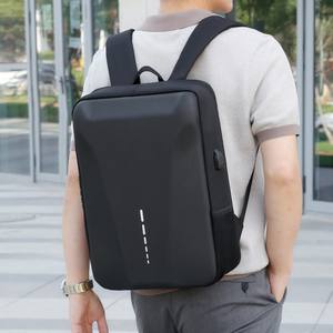 Mochila Moderna Antirrobo de Moda al por Mayor, Impermeable, con Carcasa Rígida de PVC, Cierre de Cremallera, Mochila Elegante de Poliéster para Portátil - Product Image 5