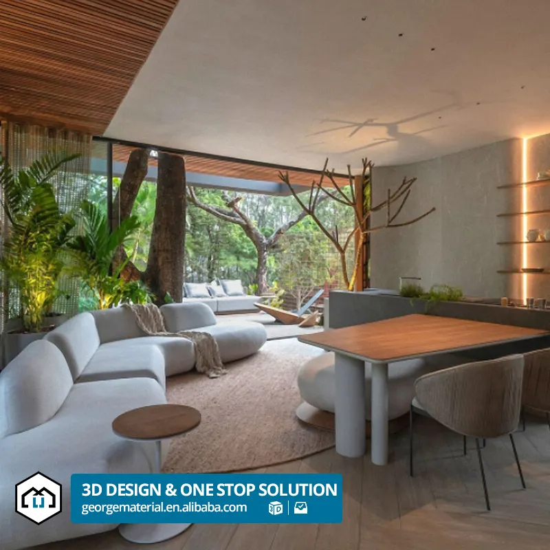 Interior Design 3D Render Furniture Design Services Architecture Design For Living Room Bedroom