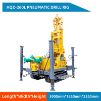 Machine de forage Hengwang, Chine, sur chenilles, diesel, DTH, pour puits d'eau, usine de foreuses portables pour puits d'eau