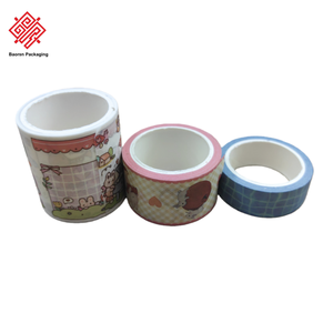 Cinta Adhesiva de Enmascarar para Automoción de Alta Temperatura Baoren, Precio al por Mayor, Cinta de Enmascarar para Decoración del Hogar, Película de Enmascarar Previamente Encintada Económica - Product Image 1