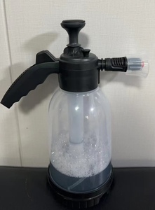 2L распылитель для распыления давления воздуха пластиковый прозрачный распылитель ручной распылитель с двумя насадками - Product Image 4