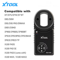 XTOOL KC100 Anahtar Programlayıcı, VW 4. ve 5. Nesil, BMW CAS1-CAS3, Skoda IMMO MQB Araçları için, D7 D8S D9S D8W D7W X100MAX ile Çalışır