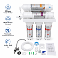 Système de filtration d'eau de cuisine, unité de purification d'eau multi-cartouches avec robinet pour la maison, fourniture pour distributeurs