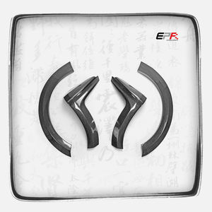 Guardabarros Delanteros Anchos de Fibra de Carbono Tipo EPA Específicos para Fiat 500 S3 (4 piezas) - Product Image 1