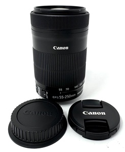 เลนส์กล้องเว้า EF-S 55-250 มม. F4-5.6 พร้อมเคลือบป้องกันแสงสะท้อน น้ำหนัก 375 กรัม - Product Image 1