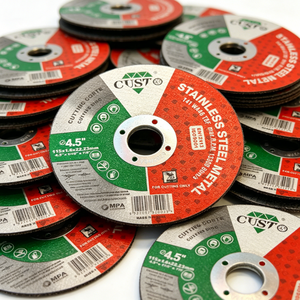 Disco de Corte de Acero Inoxidable de 4.5 Pulgadas (115 mm) para Corte Rápido de Acero y Metal, OEM, Disco Abrasivo de Corte - Product Image 1
