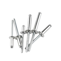 Rivets à tête plate ronde en acier inoxydable zingué, à noyau ouvert, certifiés ISO15977 pour l'assemblage de quincaillerie