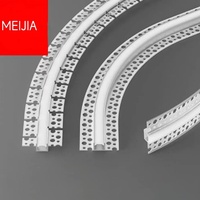 Profilé LED en aluminium flexible de 12 mm de largeur pour cloisons sèches, plâtre, profilés lumineux LED encastrés au plafond