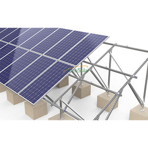 Tanaman tenaga surya baja karbon rak Panel surya pemasangan Panel surya sistem pemasangan dipasang dengan tanah - Product Image 2