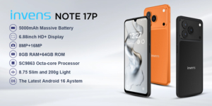 Teléfono Inteligente Note 17p de 6.83 Pulgadas, 4+64 GB, Cámara Principal de 5000 mAh, Doble SIM, Resistente a Golpes, Resistente al Agua, Batería de Larga Duración - Product Image 2