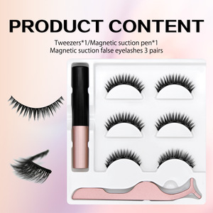 Kit de <span class=keywords><strong>cils</strong></span> magnétiques <span class=keywords><strong>en</strong></span> gros, <span class=keywords><strong>cils</strong></span> magnétiques à l'aspect naturel, eyeliner magnétique, pince à épiler, <span class=keywords><strong>faux</strong></span> <span class=keywords><strong>cils</strong></span> <span class=keywords><strong>en</strong></span> vison, marque privée OEM - Product Image 3