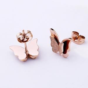 2019 Wholesale 18k Rose Gold Necklace <strong>Stainless</strong> <strong>Steel</strong> Jewelry Set Imitation <strong>Jewellery</strong> - Product Image 6