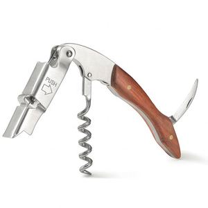 Ouvre-bouteilles à vin WSY8684, utilisation facile, tire-bouchon à manche en bois personnalisé - Product Image 1