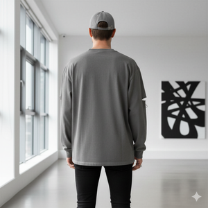 Camisetas y Sudaderas TKAN428 OEM Personalizadas de Alta Calidad, de Algodón Grueso, con Estampado de Logotipo, Estilo Casual para Hombre, Vintage Desgastado - Product Image 3