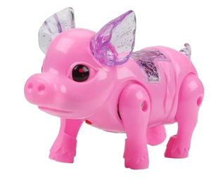 Bán Buôn Lợn Đi Bộ Đồ Chơi Dây Heo Hoạt Hình Dễ Thương Đồ Chơi Điện Cho Trẻ Em Có Nhạc Và Đồ Chơi Lợn Nhựa Nhẹ - Product Image 2