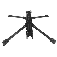 Kits de cadre en fibre de carbone FPV de 7 pouces (295 mm) pour drone de course quadricoptère, épaisseur des bras de 5 mm, accessoire de cadre de drone freestyle