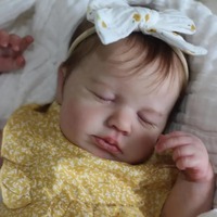 Boneka Bayi Reborn 20 Inch, Mirip Bayi Asli, Bahan Vinyl Lembut, Mainan Bayi Baru Lahir Realistis untuk Hadiah Anak, Grosir, Custom