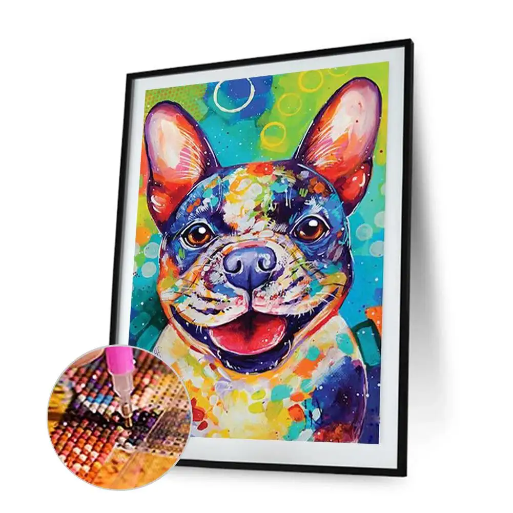 Full Drill Diamond Painting Pet Dog 5d Diy Mosaic Diamond Embroidery Animal Decoration Rhinestone Home Pictures