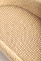 Chaise longue de luxe en forme de demi-cercle OEM/ODM, antidérapante, grand espace, durable, en peluche, lit pour animaux de compagnie, canapé en sisal pour chat