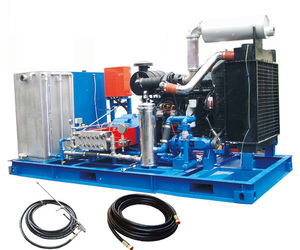 Hidrolavadora Industrial Diésel de 1500 Bares y 85 L/min, Chorro de Agua de Ultra Alta Presión para Servicio de Mantenimiento de Astilleros - Product Image 2