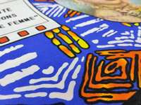 Tissu en coton pur à motifs de portraits variés, personnalisable, vente chaude au Togo et au Bénin