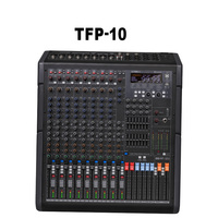 Console de mixage audio professionnelle 8 canaux TFP-10 de la série TFP, très demandée