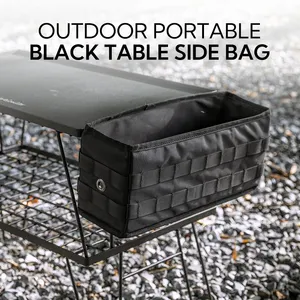 Siyah renk ağır taşınabilir açık tuval kamp saklama çantası için kamp sandalyesi