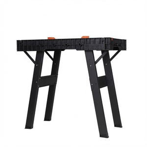 Banc de travail pliable 450 kg, robuste, hauteur réglable, table de travail portable pour garage, atelier, travail du bois - Product Image 1
