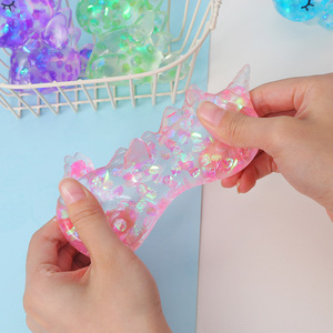 Jouet à presser licorne colorée en TPR scintillant, <span class=keywords><strong>Squishy</strong></span> Maltose à remontée lente, anti-stress, jouets Fidget - Product Image 3