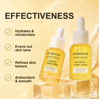 Sérum Visage Hydratant à l'Astaxanthine et Vitamine C, Capsules d'Astaxanthine et Vitamine C, Soin du Visage, Marque Privée OEM